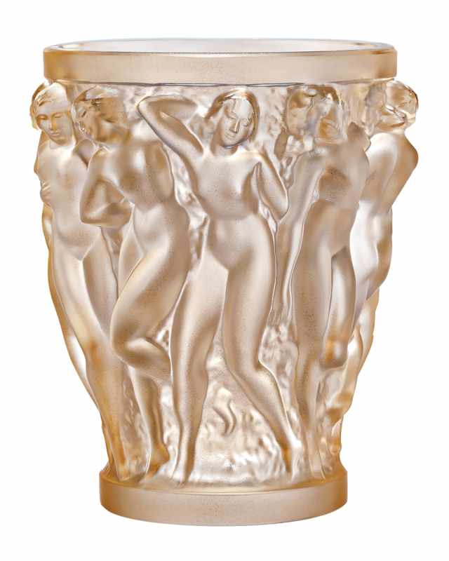 Bacchantes Small Gold-Luster Vase